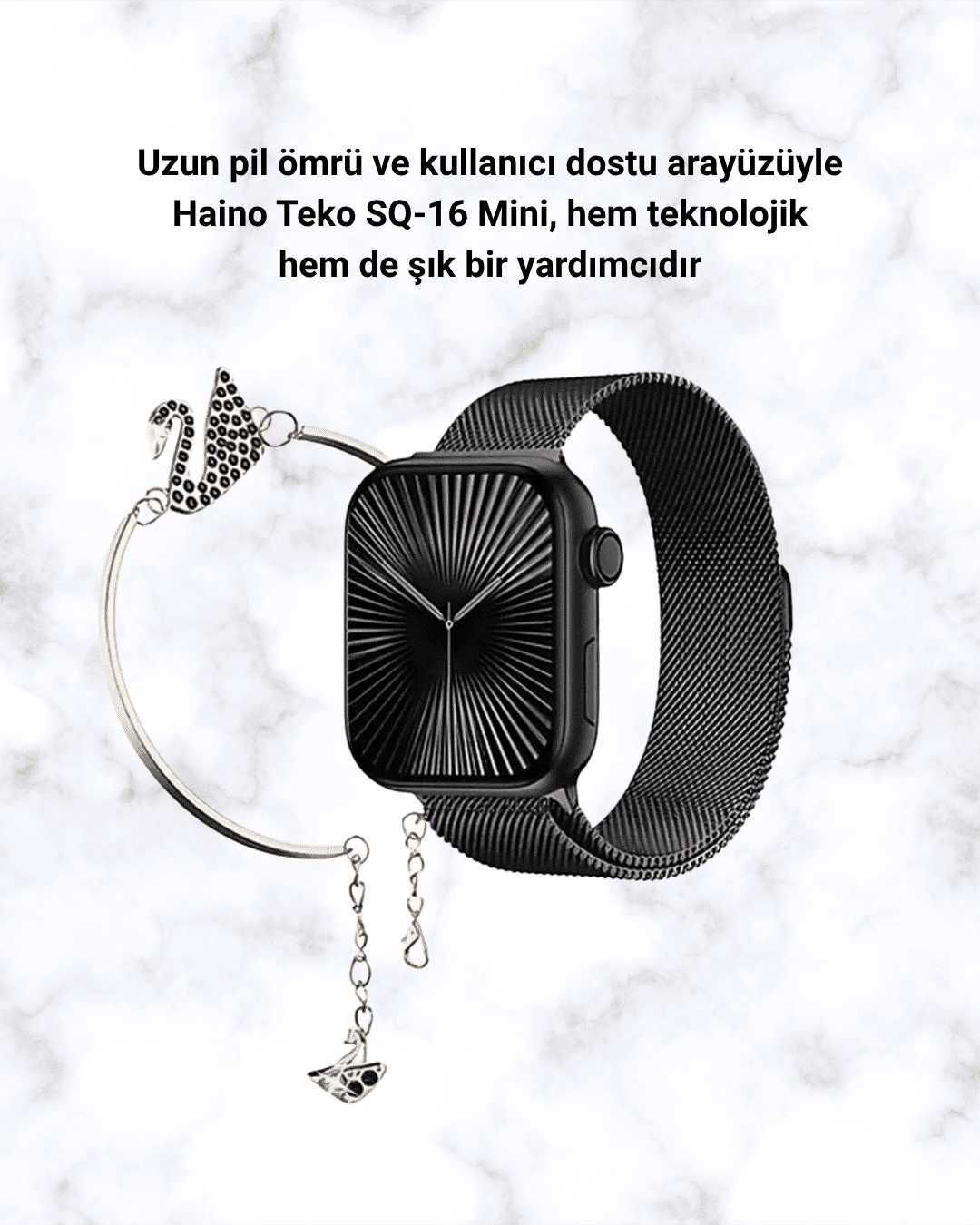 Akıllı Saat SQ-16 Mini Series 10 | Unisex Tasarım, Sağlık ve Spor Takibi - Lisinya Akıllı Saat SQ-16 Mini Series 10 | Unisex Tasarım, Sağlık ve Spor Takibi - Lisinya