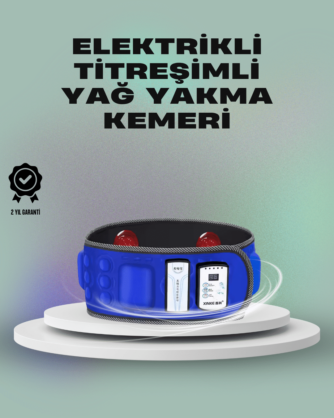 Zayıflama ve Masaj İçin Mıknatıslı Elektrikli Titreşim Kemeri – 7.2W Güç - Lisinya Zayıflama ve Masaj İçin Mıknatıslı Elektrikli Titreşim Kemeri – 7.2W Güç - Lisinya