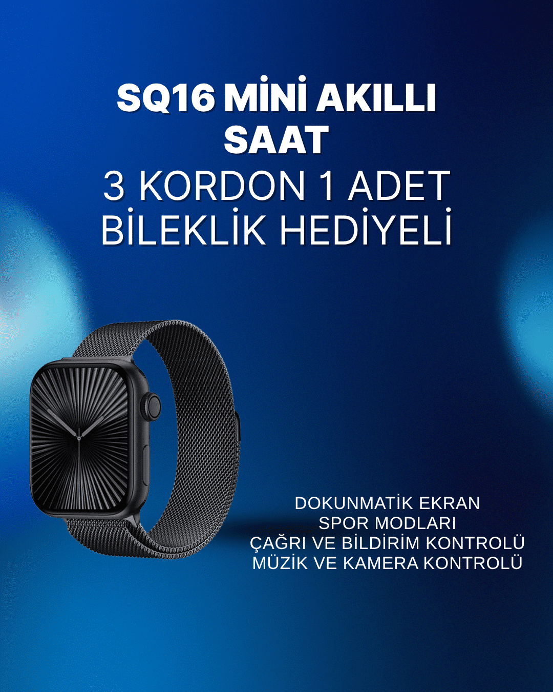 Mini Series 10 Akıllı Saat | 3 Kordon + Bileklik Hediyeli, Tüm Telefonlarla Uyumlu - Lisinya Mini Series 10 Akıllı Saat | 3 Kordon + Bileklik Hediyeli, Tüm Telefonlarla Uyumlu - Lisinya