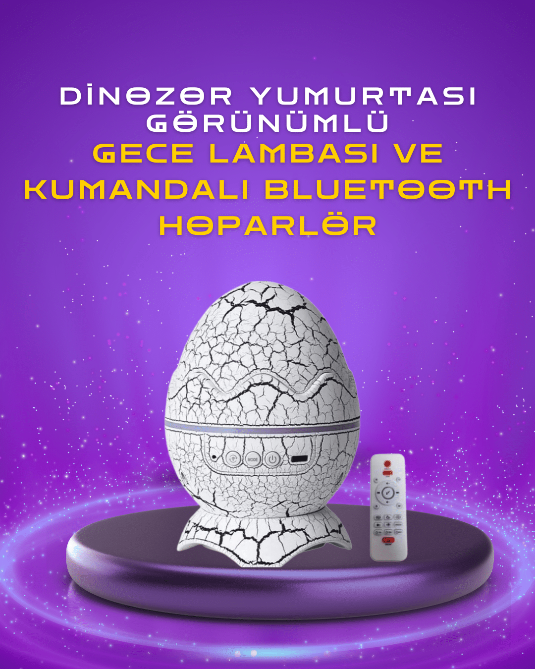 Ayarlanabilir Parlaklık ve Sis Efektli Atmosfer Lambası - Lisinya