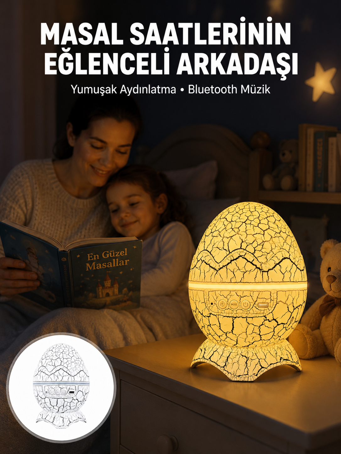 Ayarlanabilir Parlaklık ve Sis Efektli Atmosfer Lambası - Lisinya Ayarlanabilir Parlaklık ve Sis Efektli Atmosfer Lambası - Lisinya