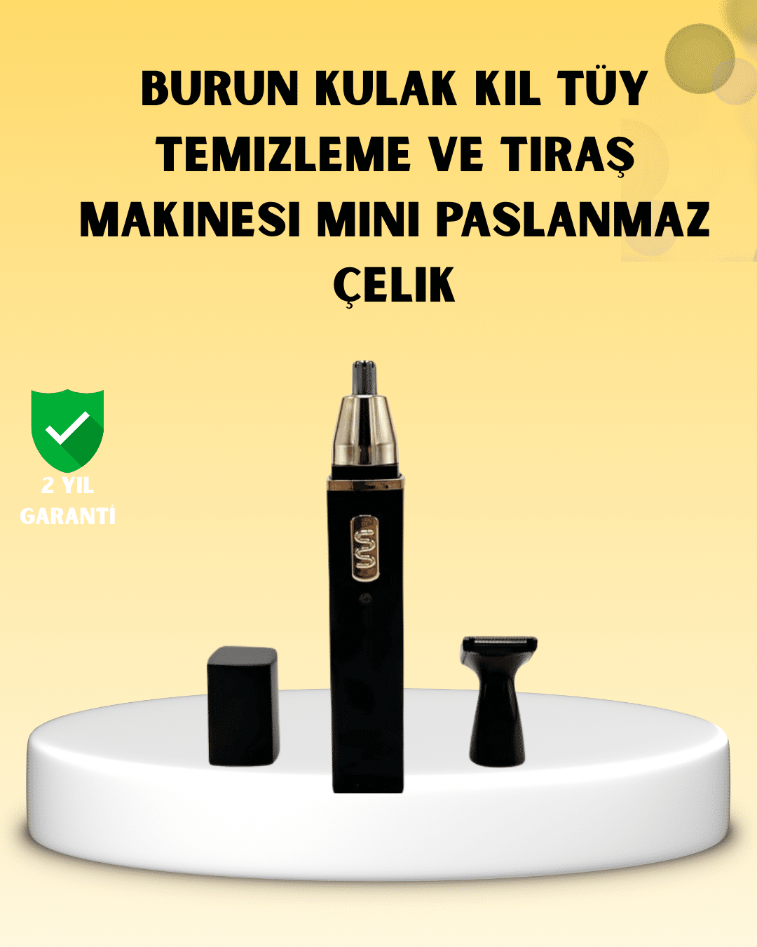 Şarjlı burun ve kulak kılı temizleme cihazı - Lisinya