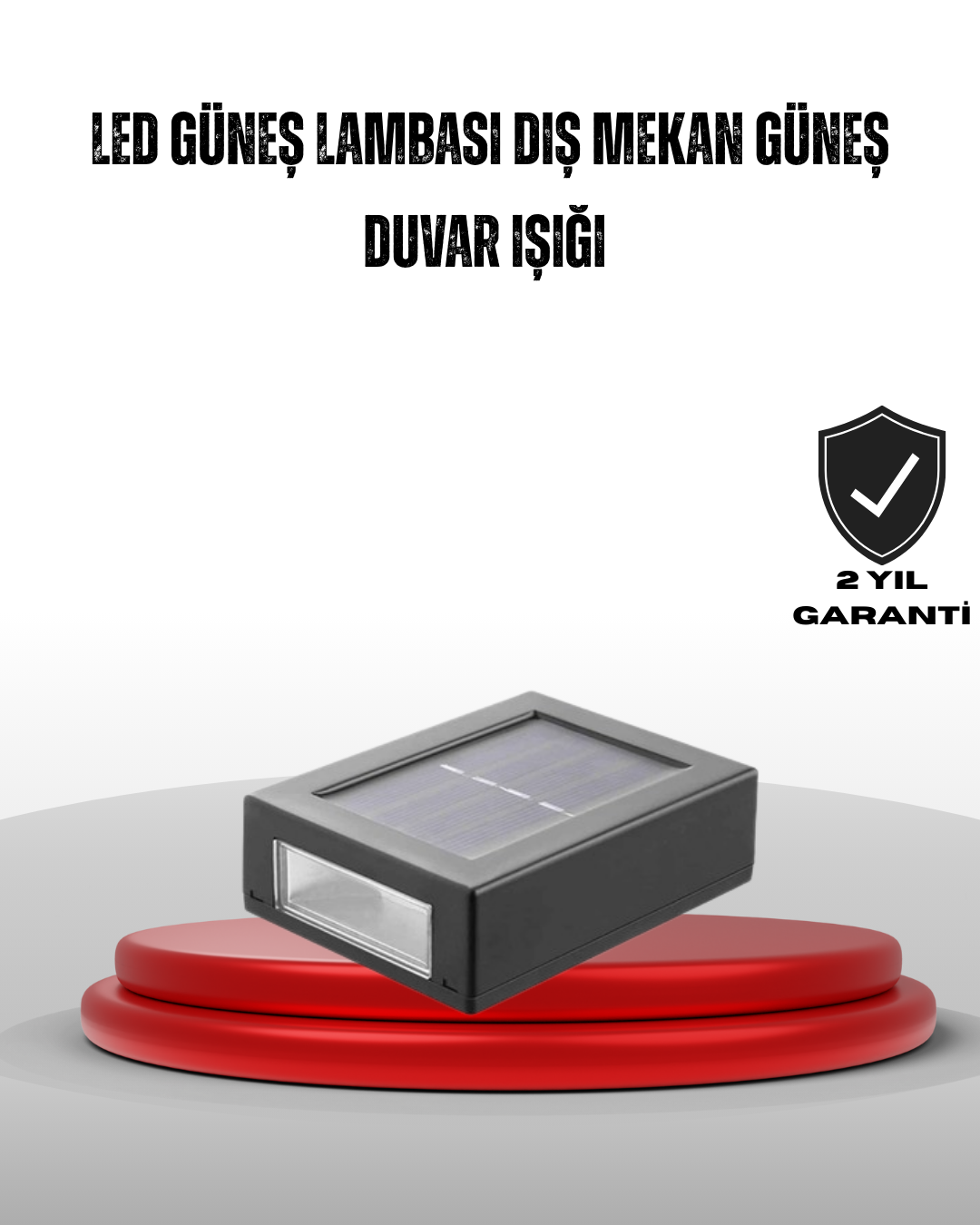 Güneş Enerjili Su Geçirmez LED Duvar Lambası - Lisinya Güneş Enerjili Su Geçirmez LED Duvar Lambası - Lisinya