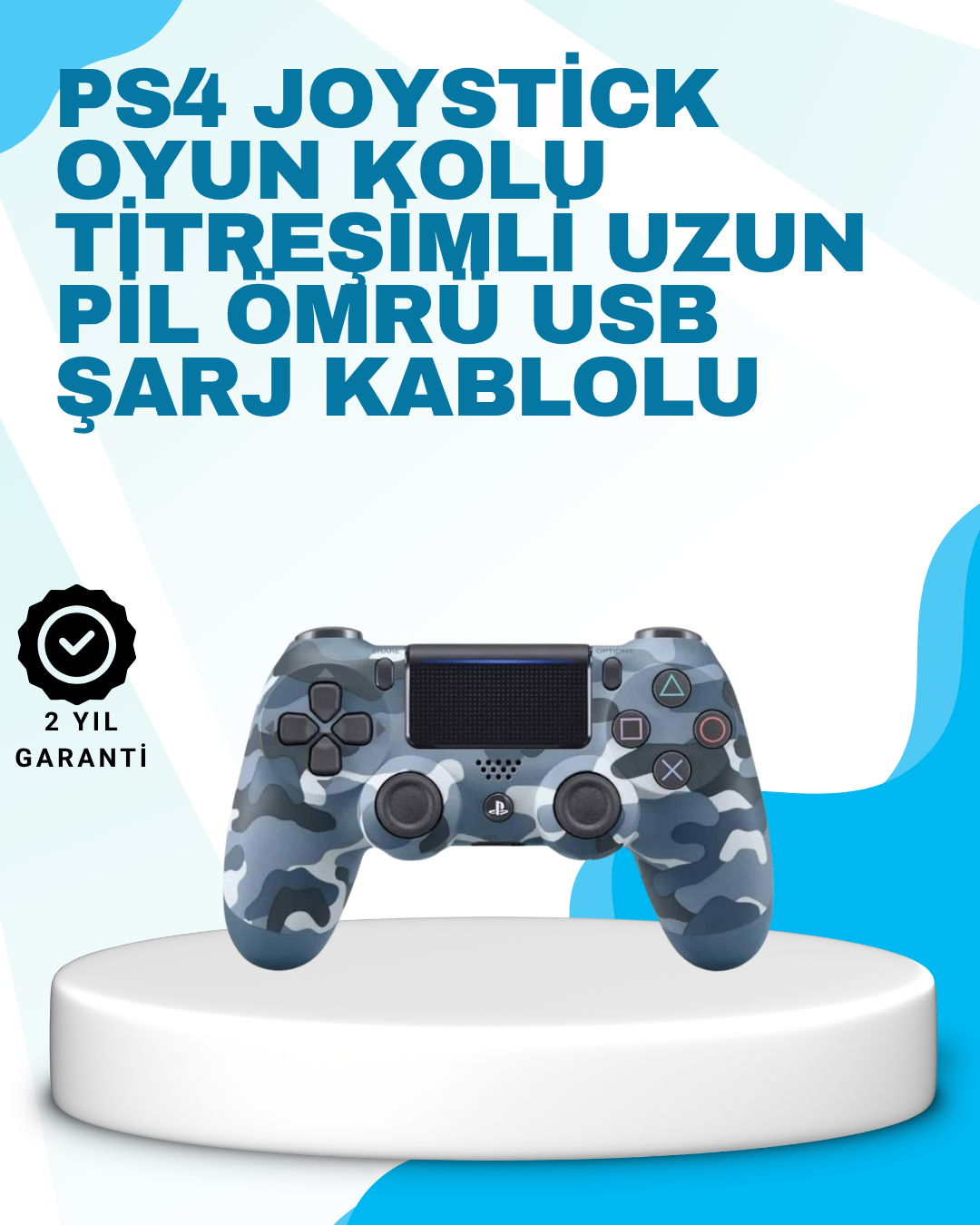 Dokunmatik Kontrollü Oyun Kolu – Menü Geçişleri ve Komutlar İçin Kolay Erişim - Lisinya