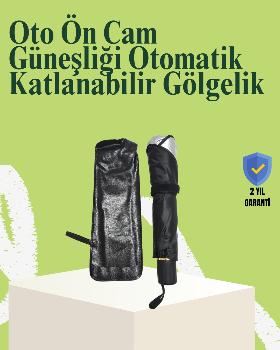 Katlanabilir Oto Güneşlik - 125x65 cm - Lisinya
