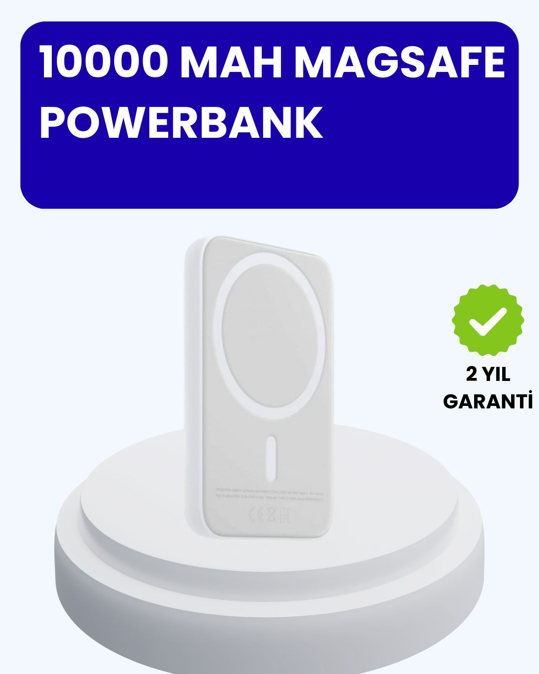 MagSafe Manyetik Powerbank – iPhone İçin Hızlı, Kablosuz ve Güvenli Şarj - Lisinya