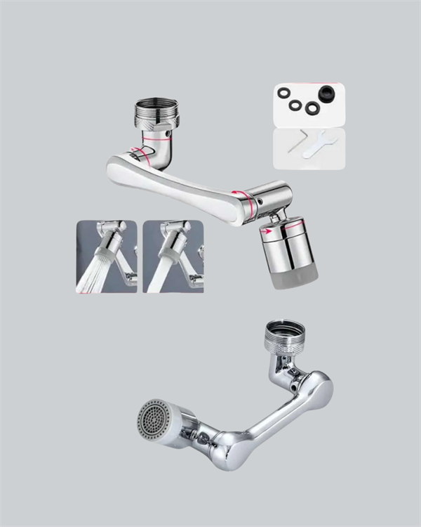 1080° Dönebilen Püskürtme Filtreli Musluk Başlığı Su Tasarruflu - Lisinya