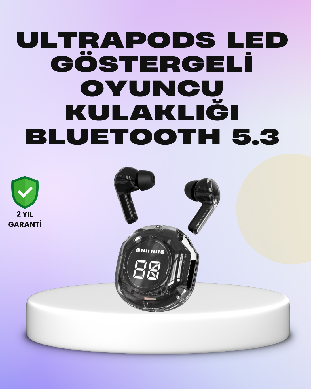 Kablosuz Bluetooth Kulaklık Hifi Ses Kalitesi ve Mikrofonlu - Lisinya
