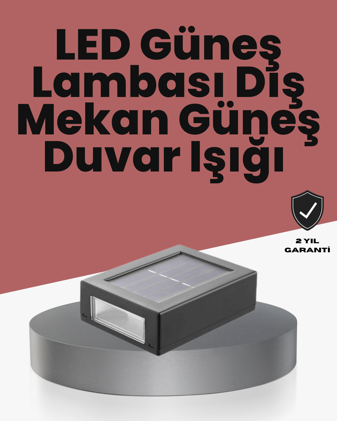 Bahçe ve Balkon İçin Güneş Enerjili Lamba - Lisinya