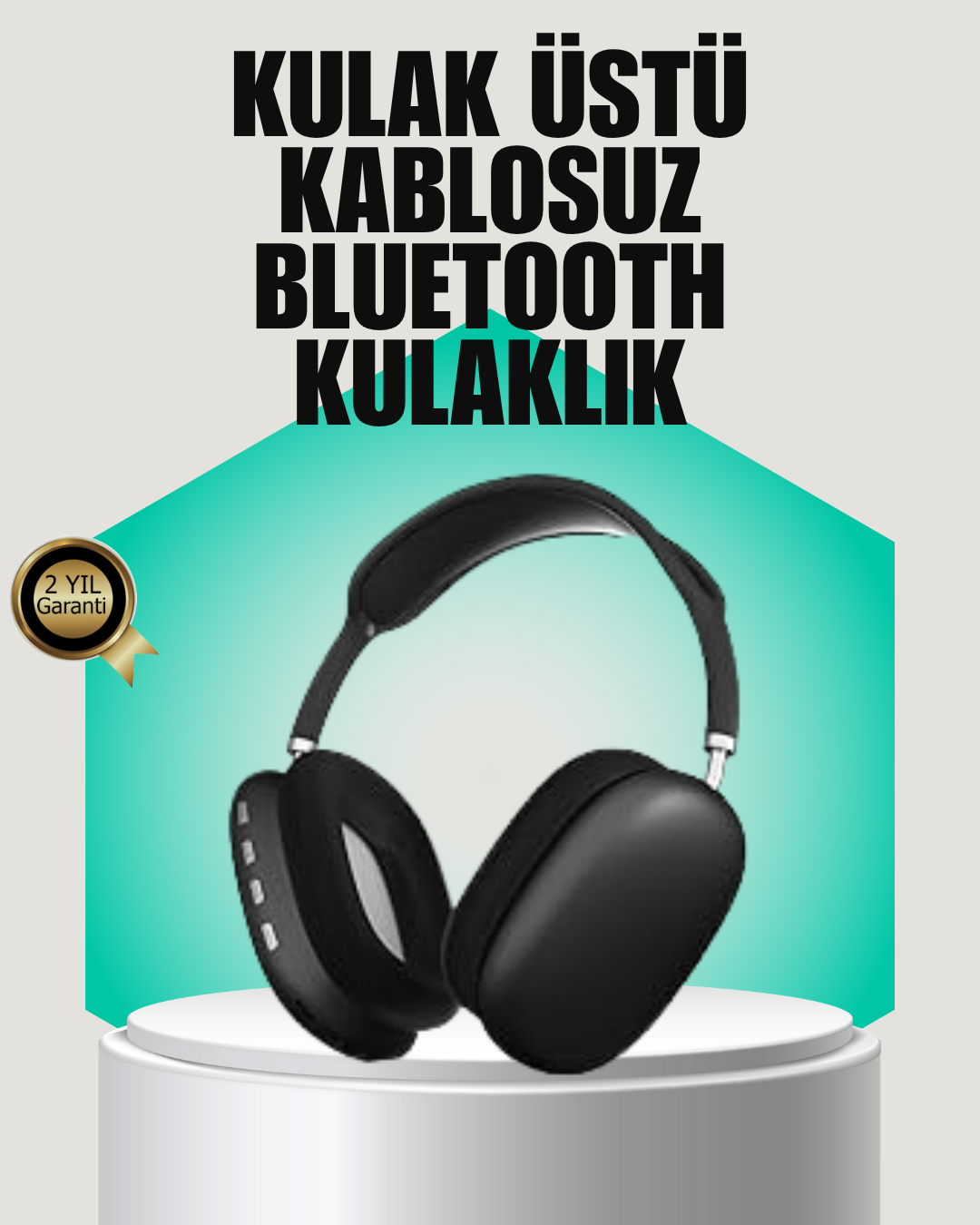 Stereo Ses Kaliteli Bluetooth Kulaklık | Katlanabilir ve Ergonomik Tasarım - Lisinya