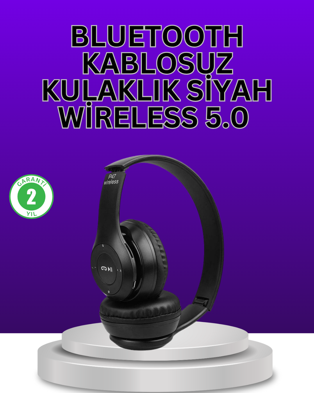 Kablolu & Kablosuz Kullanım Seçeneği Sunan Stereo Bluetooth Kulaklık - Lisinya Kablolu & Kablosuz Kullanım Seçeneği Sunan Stereo Bluetooth Kulaklık - Lisinya