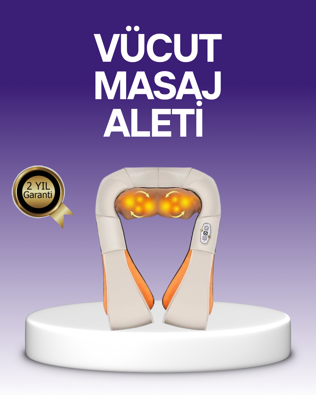 Ovmalı Boyun ve Sırt Masaj Cihazı - Lisinya Ovmalı Boyun ve Sırt Masaj Cihazı - Lisinya