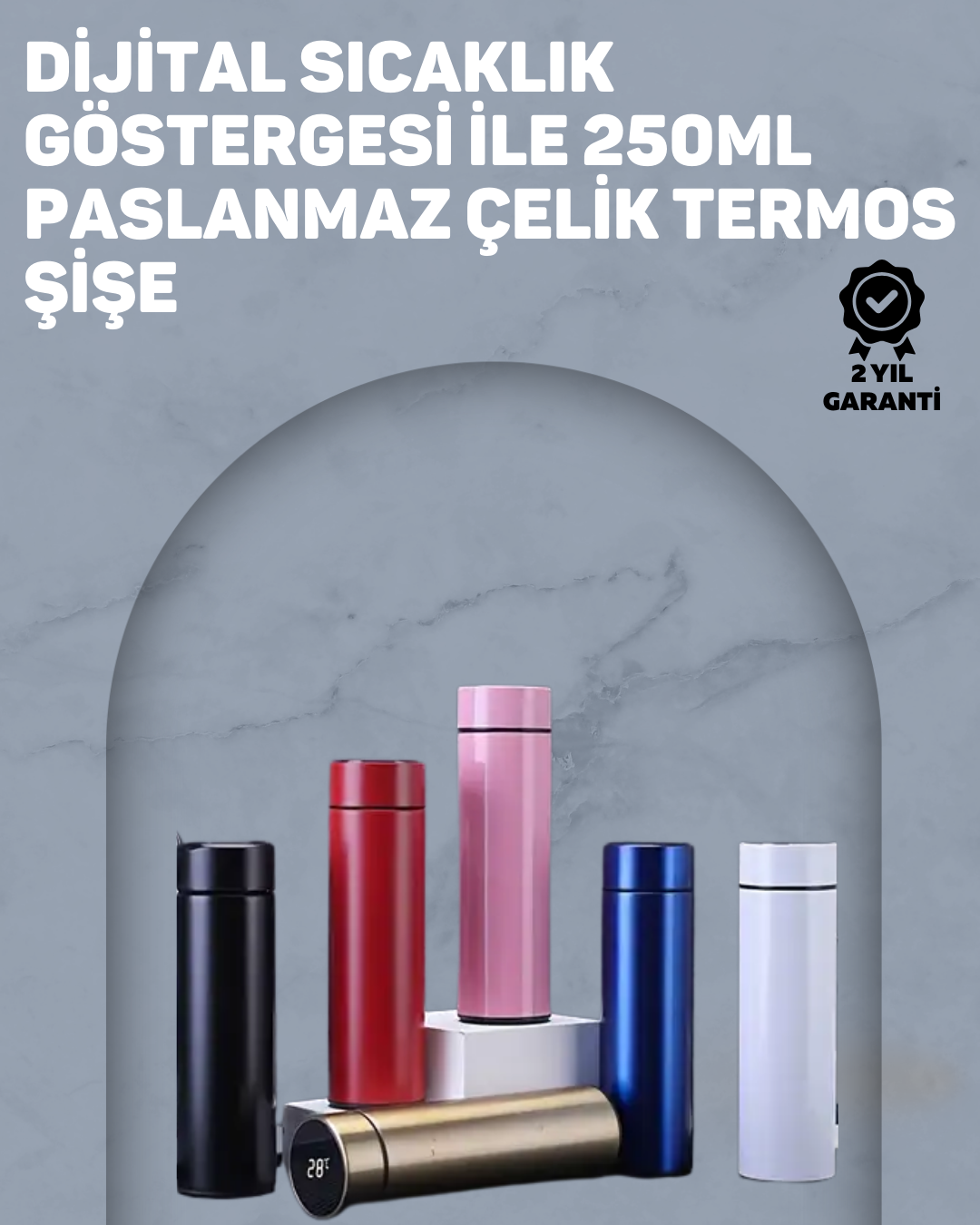 12 Saat Sıcak, 24 Saat Soğuk Tutabilen Paslanmaz Termos - Lisinya 12 Saat Sıcak, 24 Saat Soğuk Tutabilen Paslanmaz Termos - Lisinya