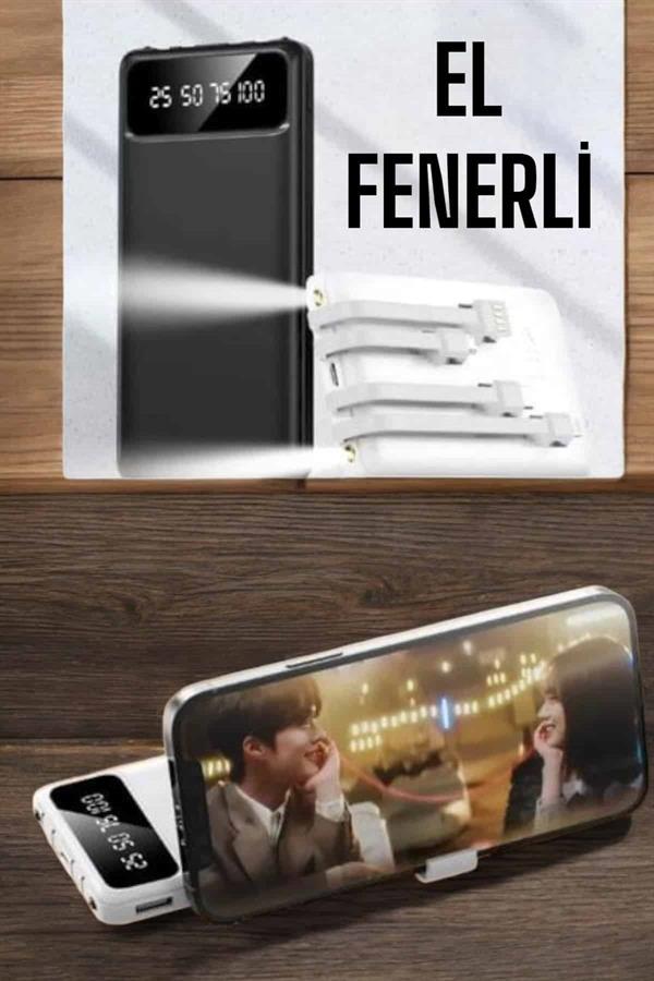 20.000 Mah Led Işıklı LCD Ekran USB Girişli Type-C Lightning Powerbank - Lisinya 20.000 Mah Led Işıklı LCD Ekran USB Girişli Type-C Lightning Powerbank - Lisinya