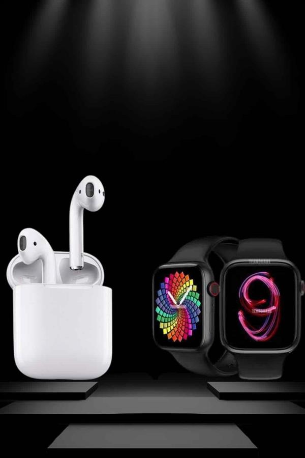 2025 Model Akıllı Saat ve 2.Nesil TWS Bluetooth Kulaklık ANC Özelliği Amoled Ekran - Lisinya