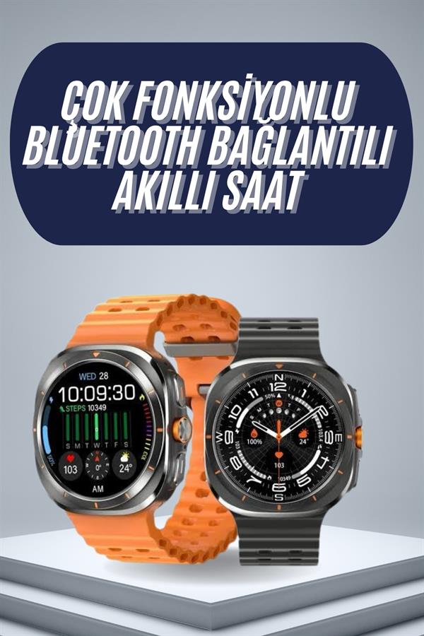 2025 Model Gelişmiş Özellikli Nabız Sensörlü Spor Takibi Yapabilen Titreşimli Saat - Lisinya