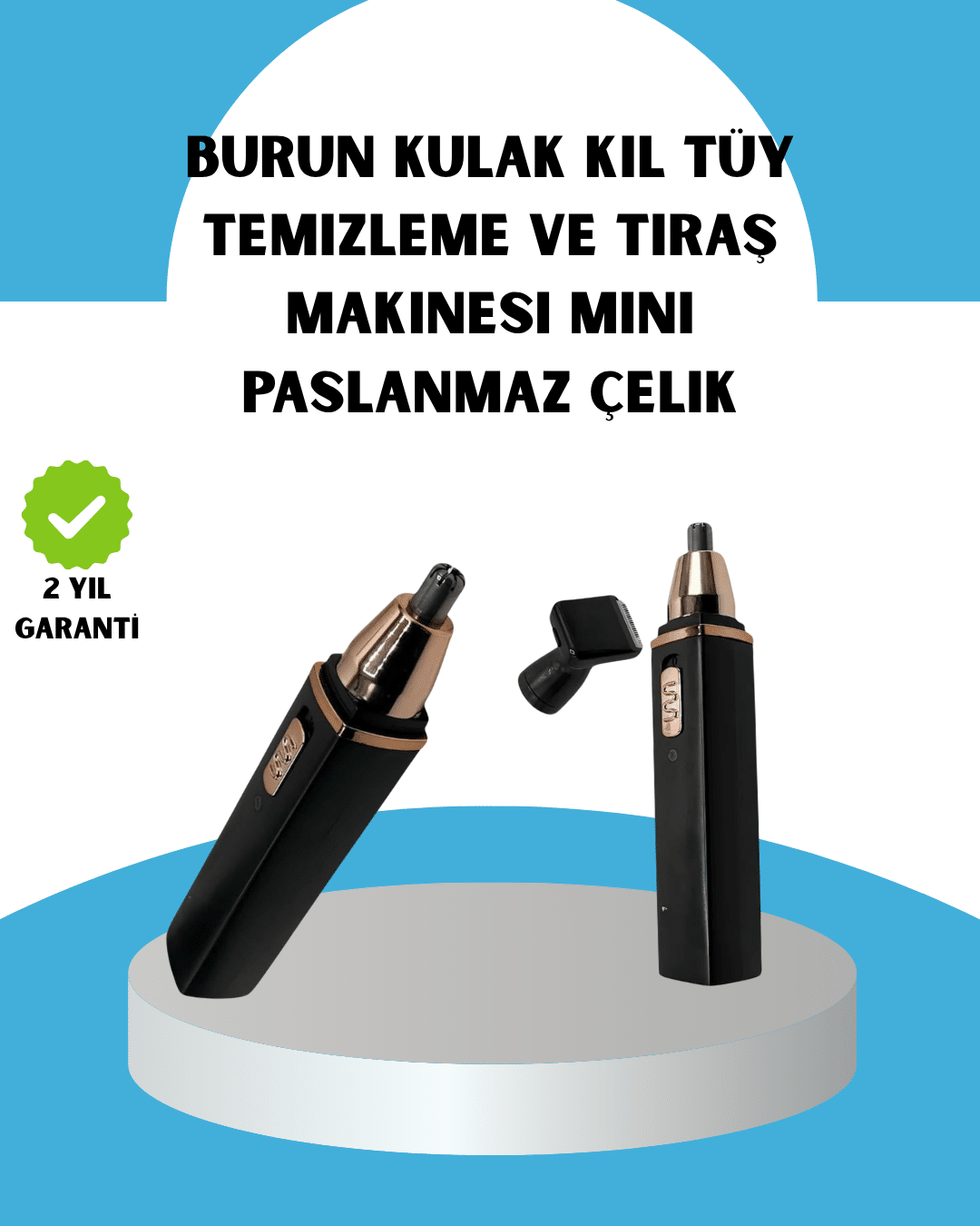 USB şarjlı, yıkanabilir başlıklı kişisel bakım cihazı-Tıraş Makinesi - Lisinya