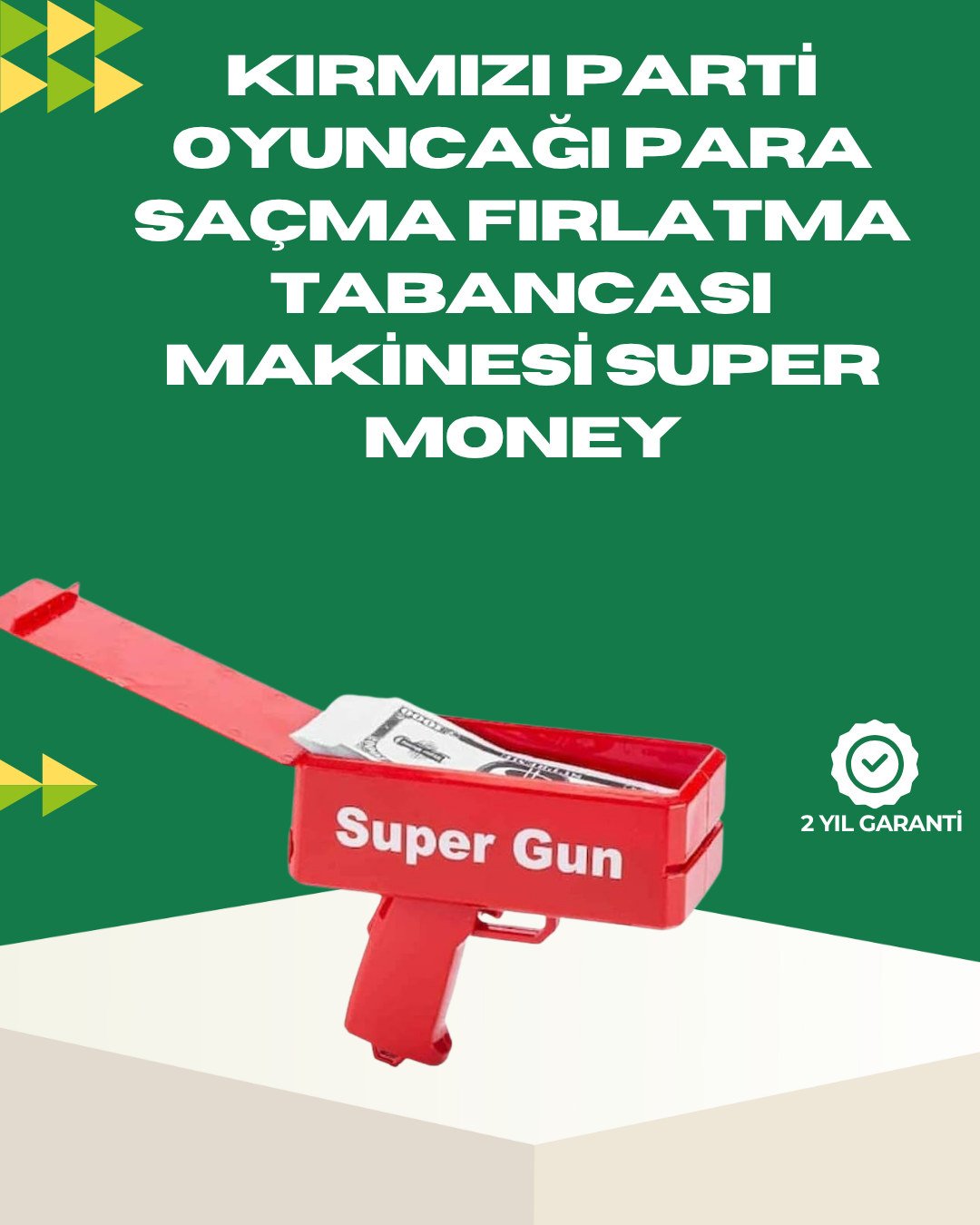 Elektrikli Money Gun Oyuncak Parti Tabancası - Lisinya