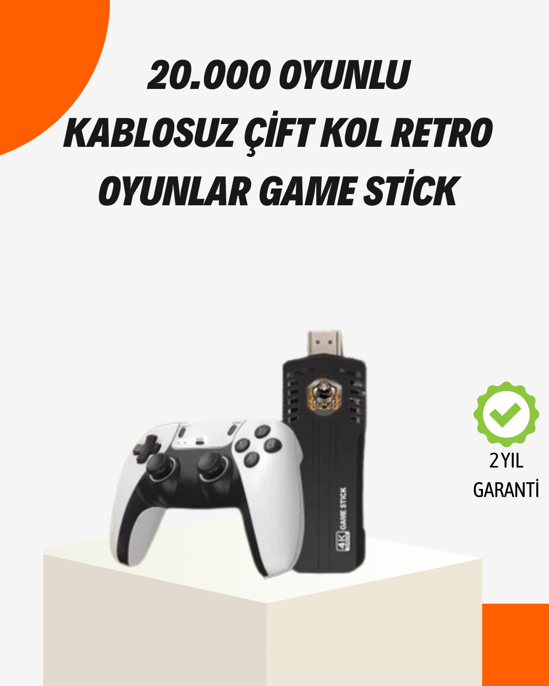 Kablosuz Retro Oyun Konsolu – 30.000+ Oyun ve HD Görüntü ile Kesintisiz Eğlence - Lisinya