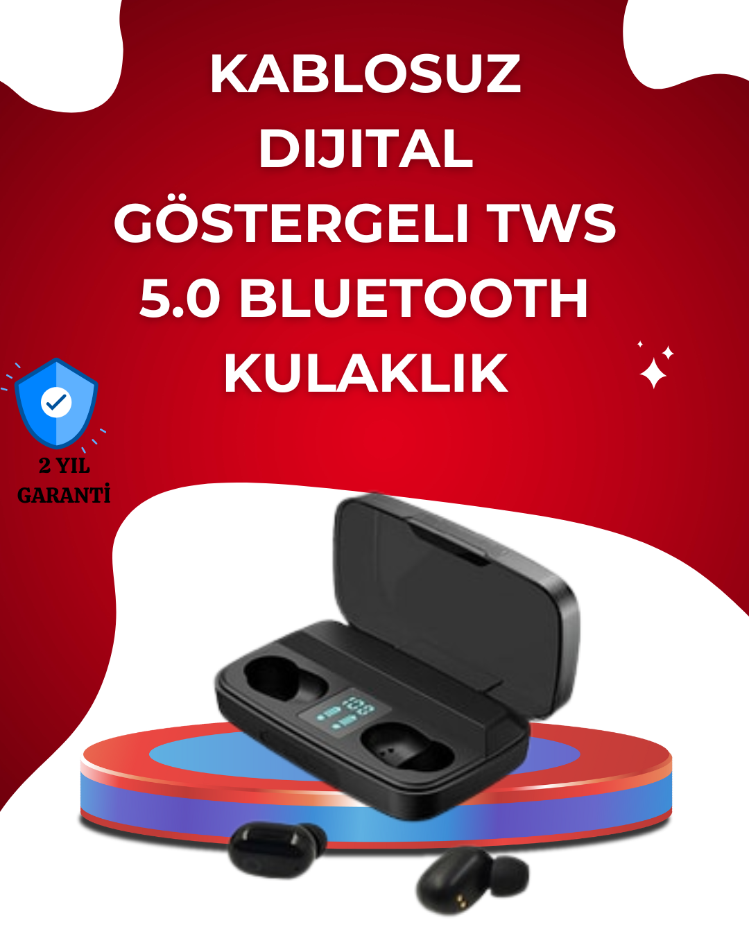ABS Gövdeli, Hafif ve Uzun Ömürlü Bluetooth Kulaklık - Lisinya