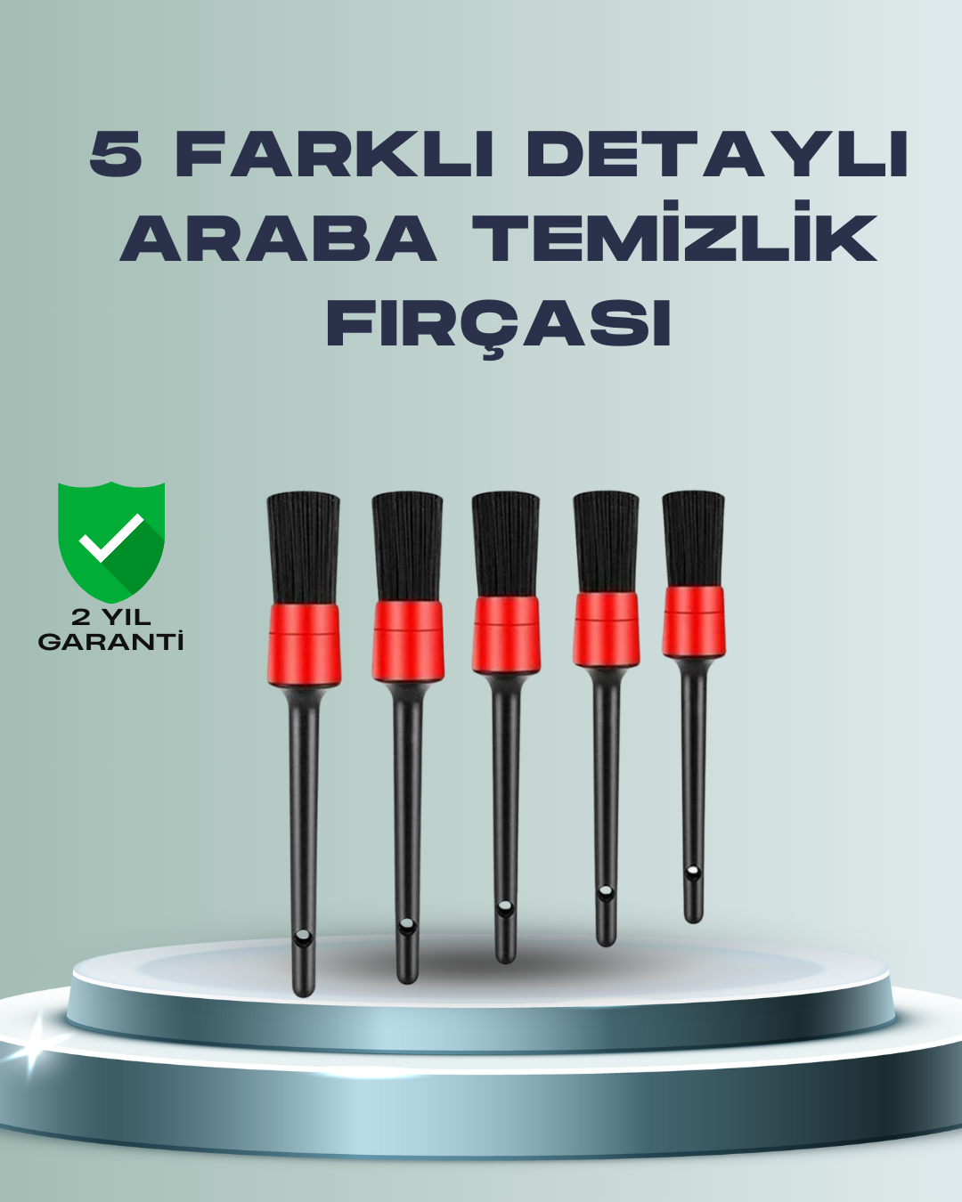 Yumuşak Kıllı Araç Bakım Fırça Takımı - Lisinya