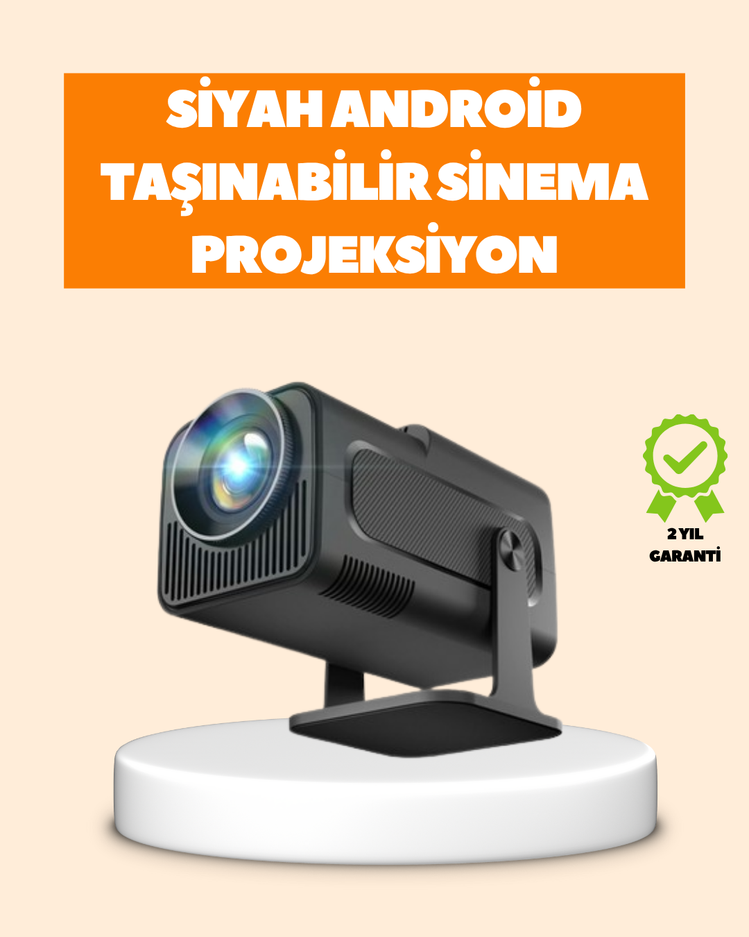 Otomatik Dikey Düzeltmeli ve Manuel Zoom Fonksiyonlu Akıllı Projektör - Lisinya Otomatik Dikey Düzeltmeli ve Manuel Zoom Fonksiyonlu Akıllı Projektör - Lisinya