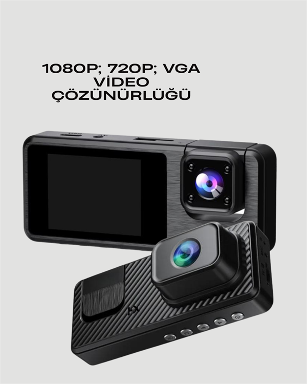 1080P 3 Kameralı Araç DVR -Q301 - Lisinya