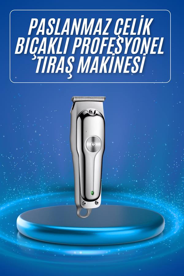 3 Taraklı Saç Sakal Düzeltici Traş Makinesi Seti Paslanmaz Çelik - Lisinya 3 Taraklı Saç Sakal Düzeltici Traş Makinesi Seti Paslanmaz Çelik - Lisinya