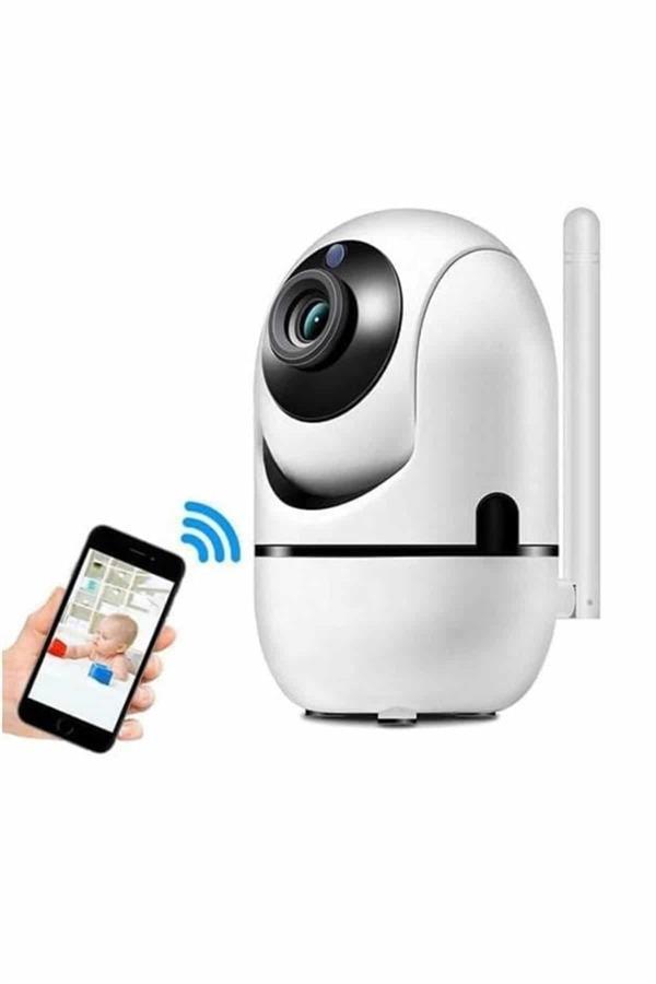 360° Full HD Akıllı Kamera Hareket Sensörlü Wifi Kamera Çocuk Güvenlik Kamerası - Lisinya