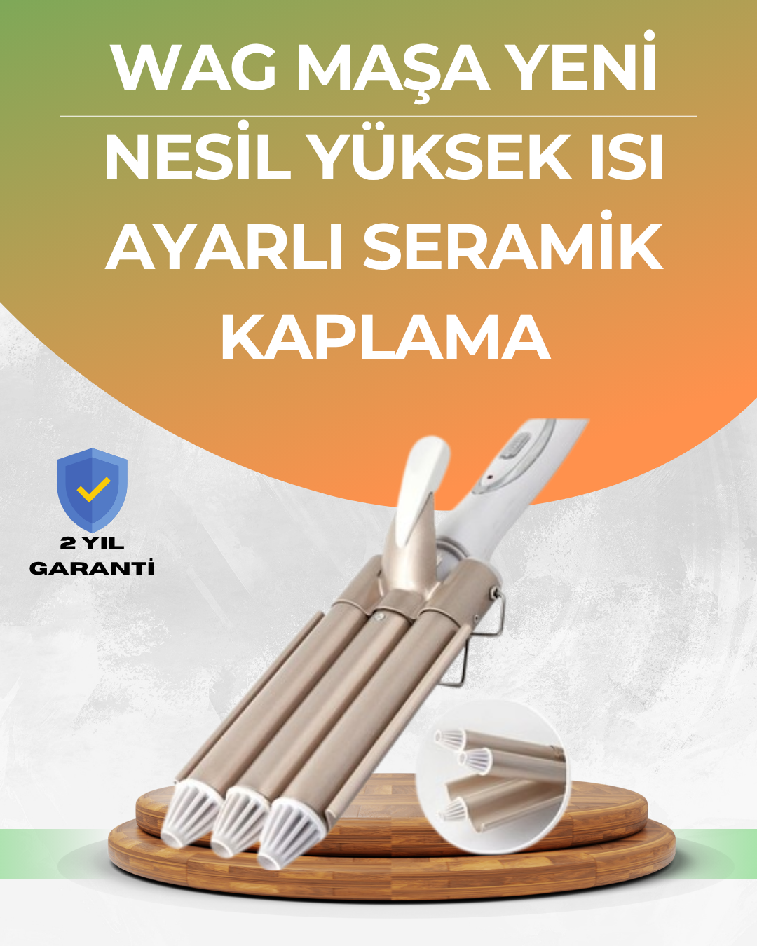 Her Saç Tipine Uygun, Hızlı Isınan Bukle Yapıcı – Evde Kuaför Kalitesinde Sonuç - Lisinya