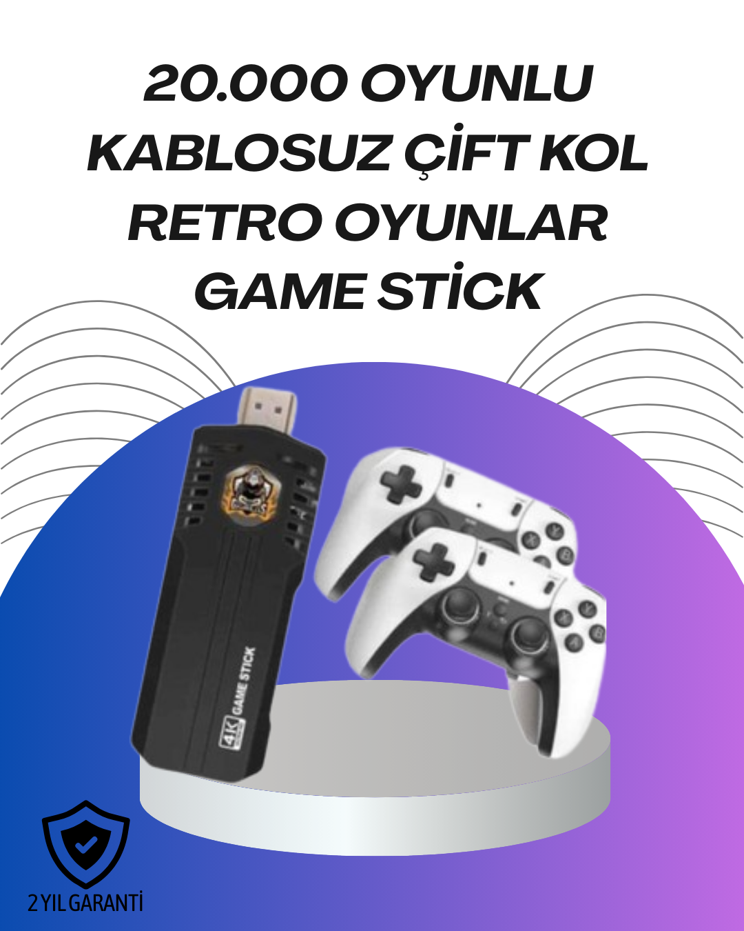Kablosuz Retro Oyun Konsolu – Binlerce Oyun ve HD Görüntü ile Keyifli Oyun Deneyimi - Lisinya