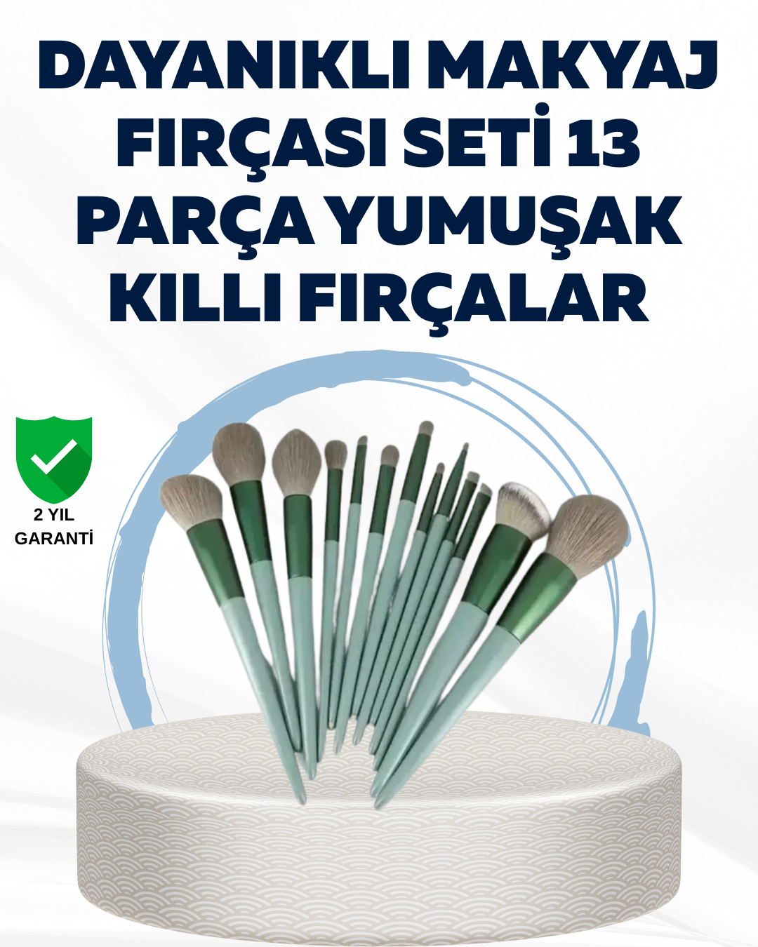 Profesyonel Kullanıma Uygun 13 Parça Makyaj Fırçası Takımı Fiber Kıllı - Lisinya