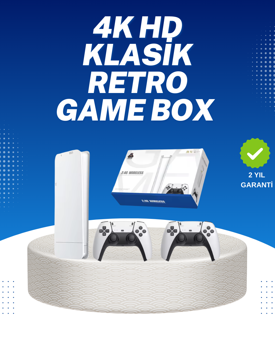 20.000 Klasik Oyun Dahili Kablosuz Kontrollü Oyun Kutusu - Lisinya