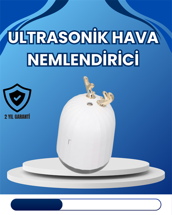 4–8 Saat Çalışma Süreli USB Portatif Masa Nemlendirici - Lisinya