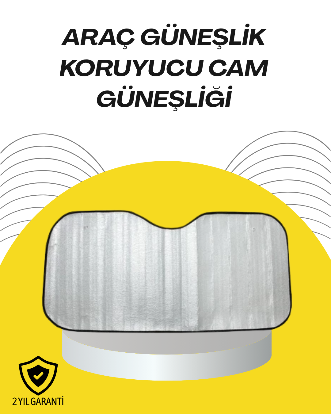 Katlanabilir Reflektörlü Oto Güneşliği – Yaz Sıcaklarına Karşı Yüksek Koruma - Lisinya