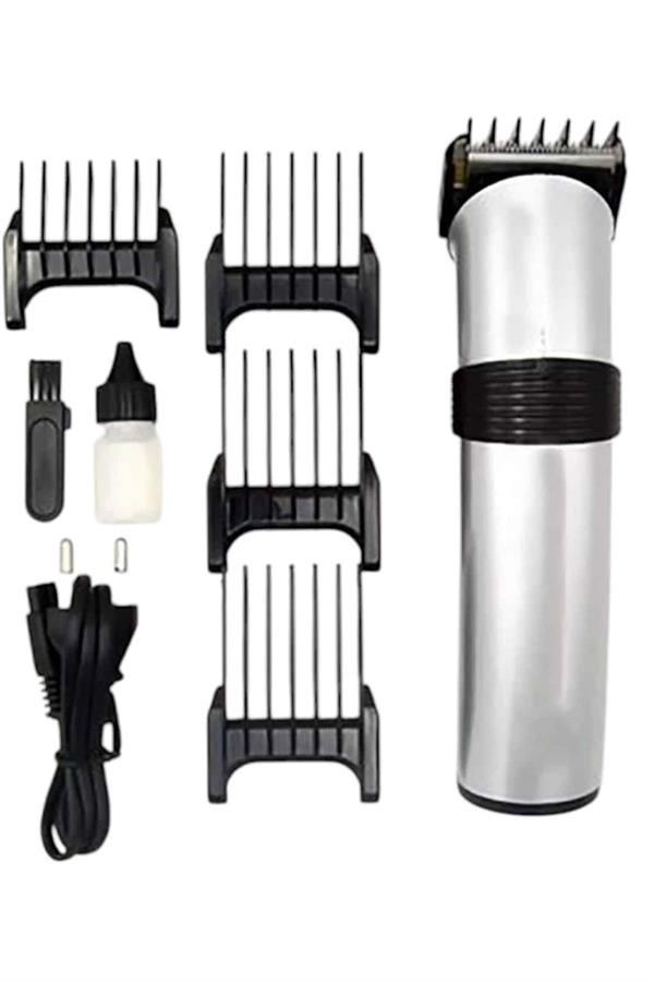 4 Taraklı Taşınabilir Profesyonel Saç ve Sakal Kesme Tıraş Makinesi - Lisinya