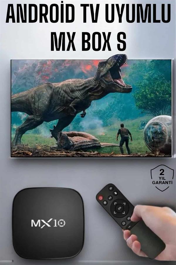 4K TV Uyumlu HD Çözünürlüklü Mx Box S 8 GB - Lisinya 4K TV Uyumlu HD Çözünürlüklü Mx Box S 8 GB - Lisinya