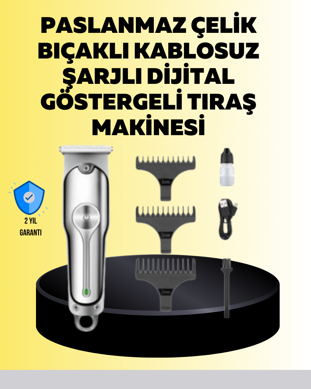 Metal Gövdeli Saç Sakal Kesme Makinesi – Hassas Kesim İçin - Lisinya Metal Gövdeli Saç Sakal Kesme Makinesi – Hassas Kesim İçin - Lisinya