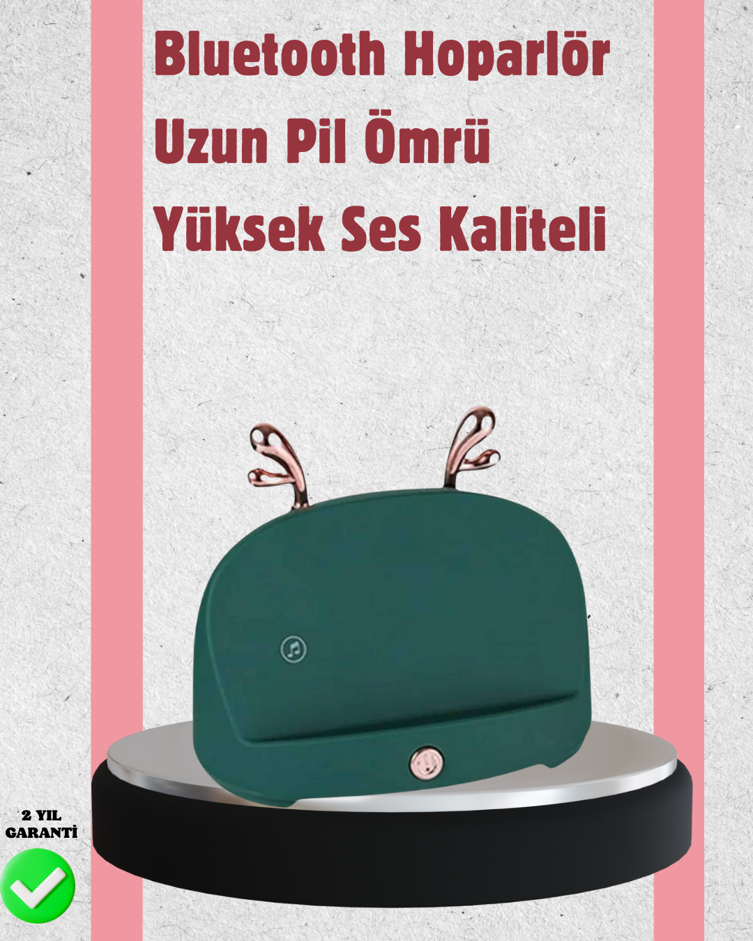 Taşınabilir Kablosuz Telefon Tutucu ve Bluetooth Hoparlör – Kompakt Tasarım, Üstün Ses - Lisinya