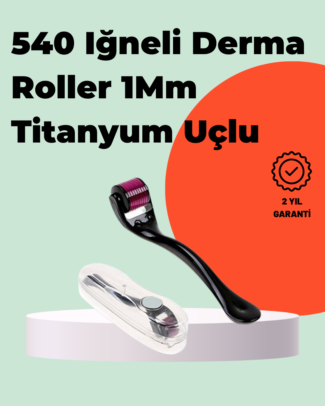 Titanyum İğneli Derma Roller – Evde Cilt Bakımı İçin Uygun - Lisinya
