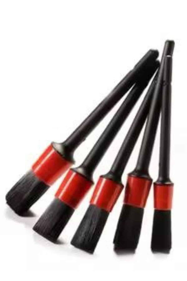 5 Adet Oto Detaylı Temizleyici Araç İçi Temizlik Fırça Seti Koltuk Döşeme Kapı Toz Alma Fırçası - Lisinya