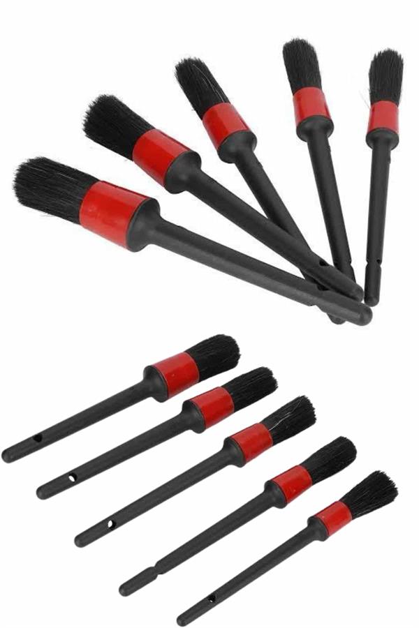 5 Parça Araç İçi Temizlik Fırçası Araç İçi-Dışı Temizleme Fırça Seti - Lisinya