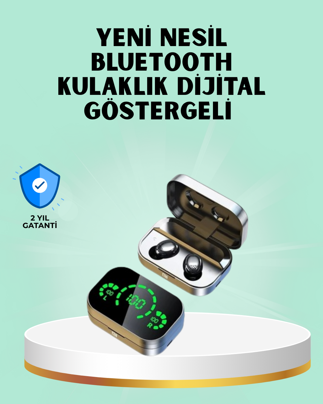 Metal Kasa Bluetooth Kulak İçi Kulaklık – Net Çağrı, Güçlü Bağlantı - Lisinya
