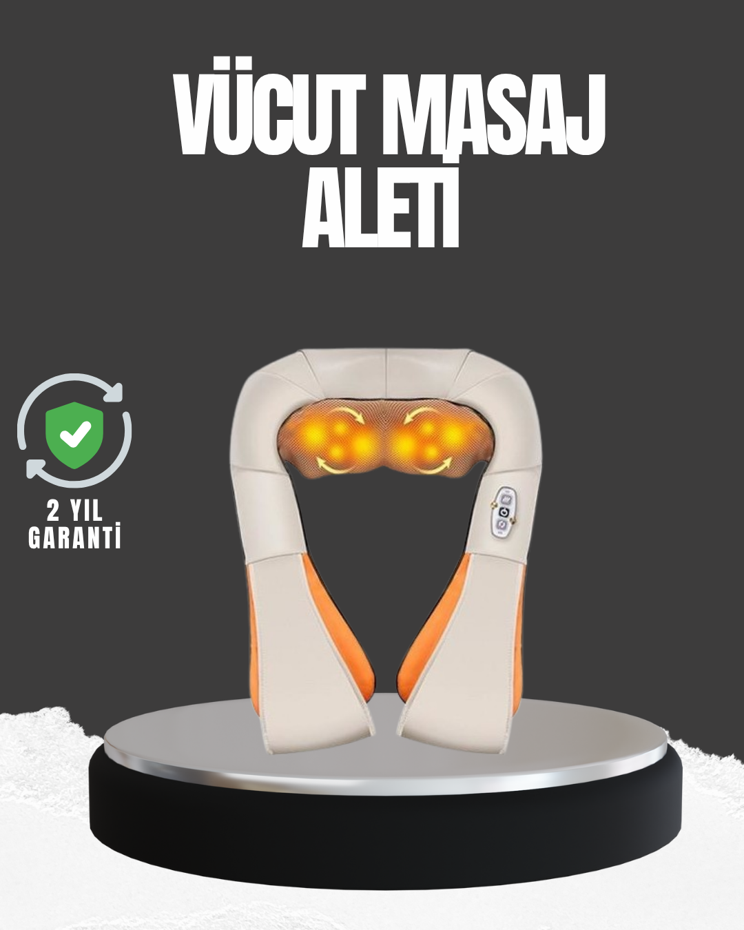 4D Yoğurma Teknolojili Masaj Cihazı-Boyun Omuz için uygun - Lisinya