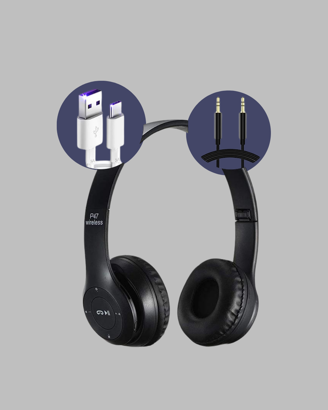 Ayarlanabilir Baş Bandı ve Yumuşak Kulak Yastıklı Bluetooth Kulaklık - Lisinya