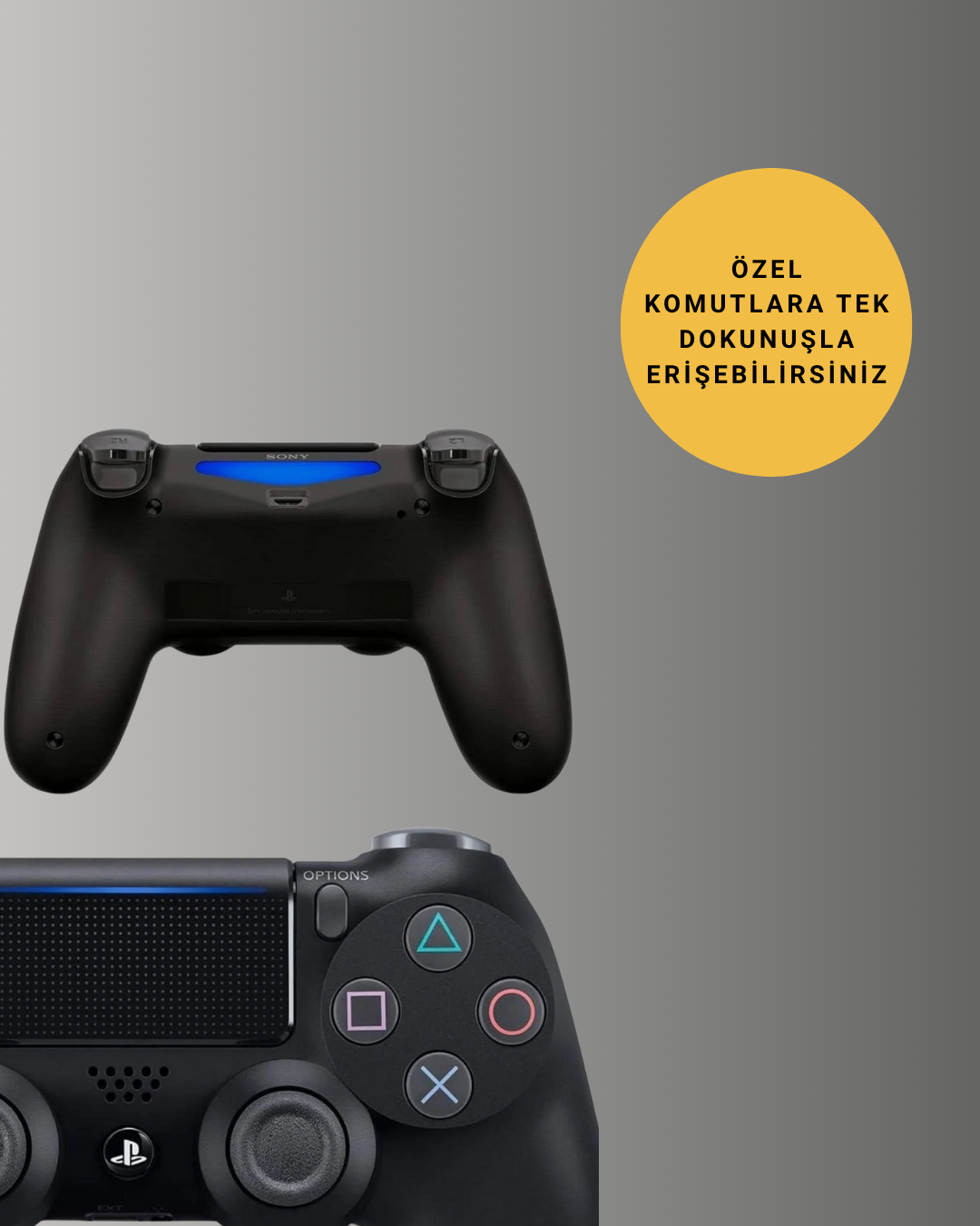 Ergonomik Tasarımlı Oyun Kolu – Hassas Tetikler ve Analog Stickler - Lisinya