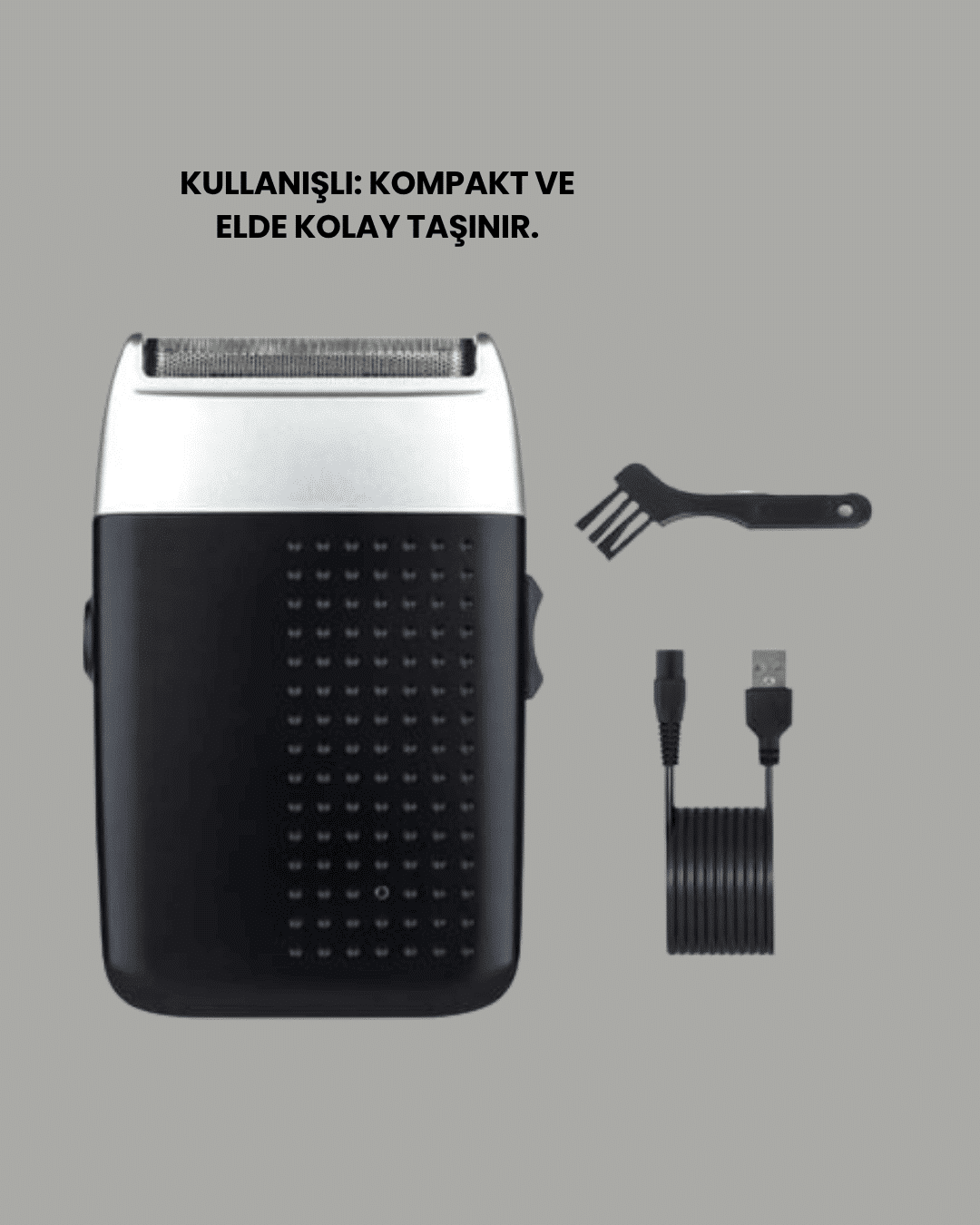 Evde Kuaför Konforu: USB Şarjlı Saç ve Sakal Kesme Makinesi - Lisinya