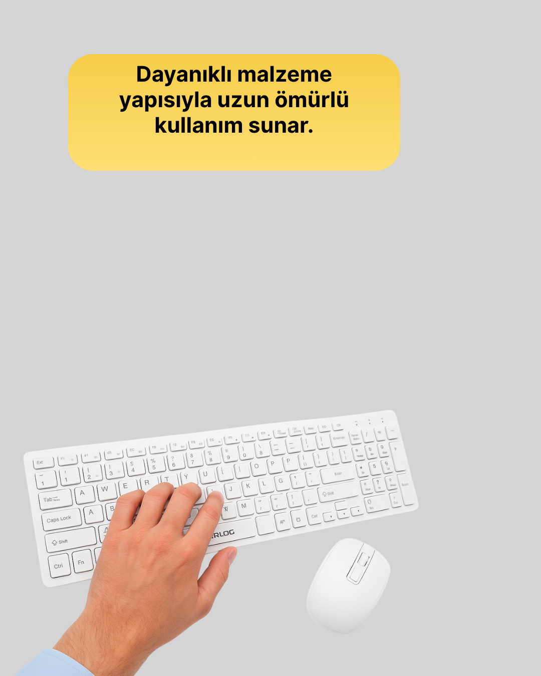 PG-8040 KLAVYE VE MOUSE SETİ - Lisinya