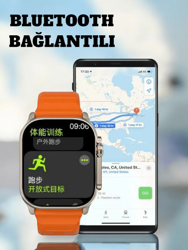 Adımsayar, Uyku Takibi ve Spor Kalori Hesaplama Akıllı Saat - Lisinya