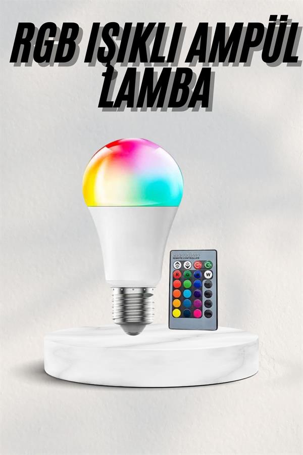 Akıllı RGB Led Ampul Led Uzaktan Kumandalı Renk Değiştiren Ampul - Lisinya Akıllı RGB Led Ampul Led Uzaktan Kumandalı Renk Değiştiren Ampul - Lisinya